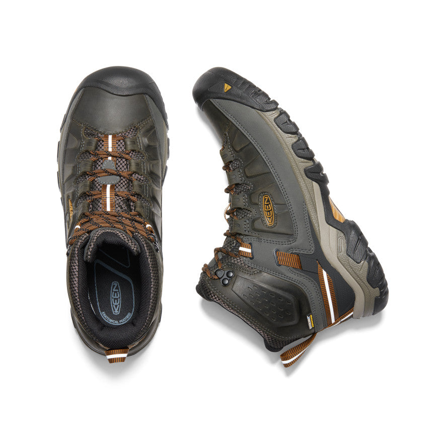 Mens Targhee III Waterproof Mid Black OliveGolden Brown