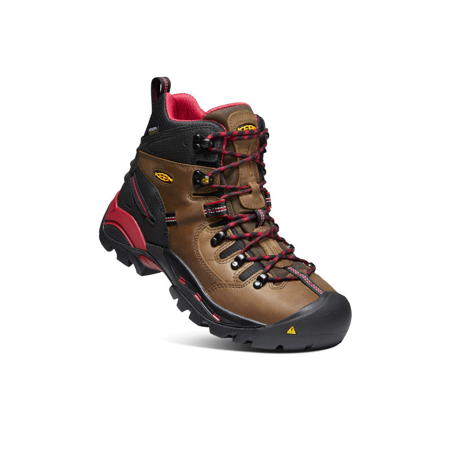 Mens Pittsburgh 6 Waterproof Boot Steel Toe Bison