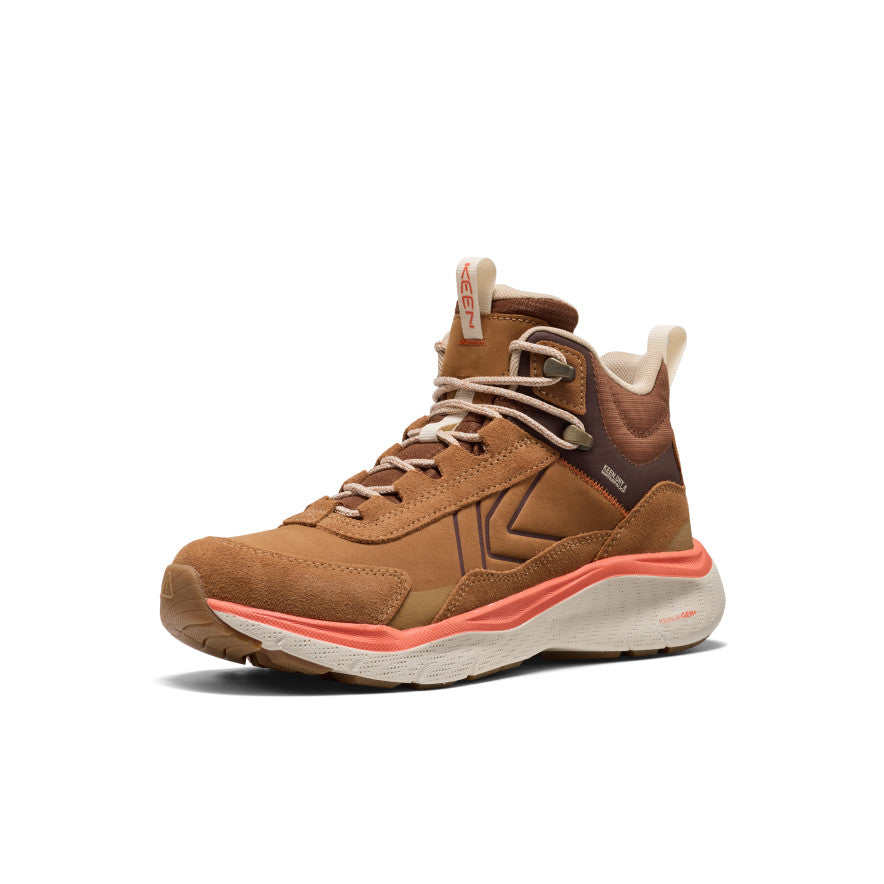 Womens Leiki Waterproof Leather Hiking Boot ChipmunkBirch