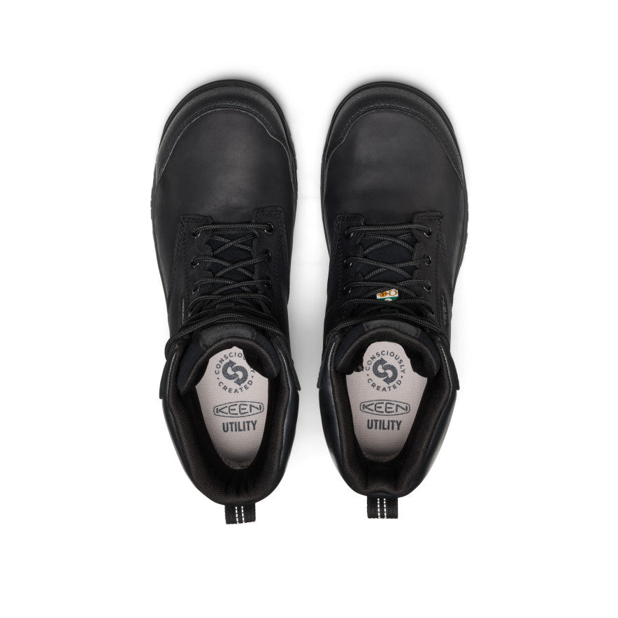 Mens CSA Evanston 8 Waterproof Boot Carbon Toe BlackBlack