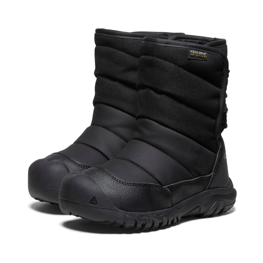 Little Kids Puffrider Waterproof Winter Boot BlackSteel Grey