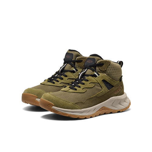 Big Kids Hightrail Waterproof Hiking Boot Dark OliveMartini Olive