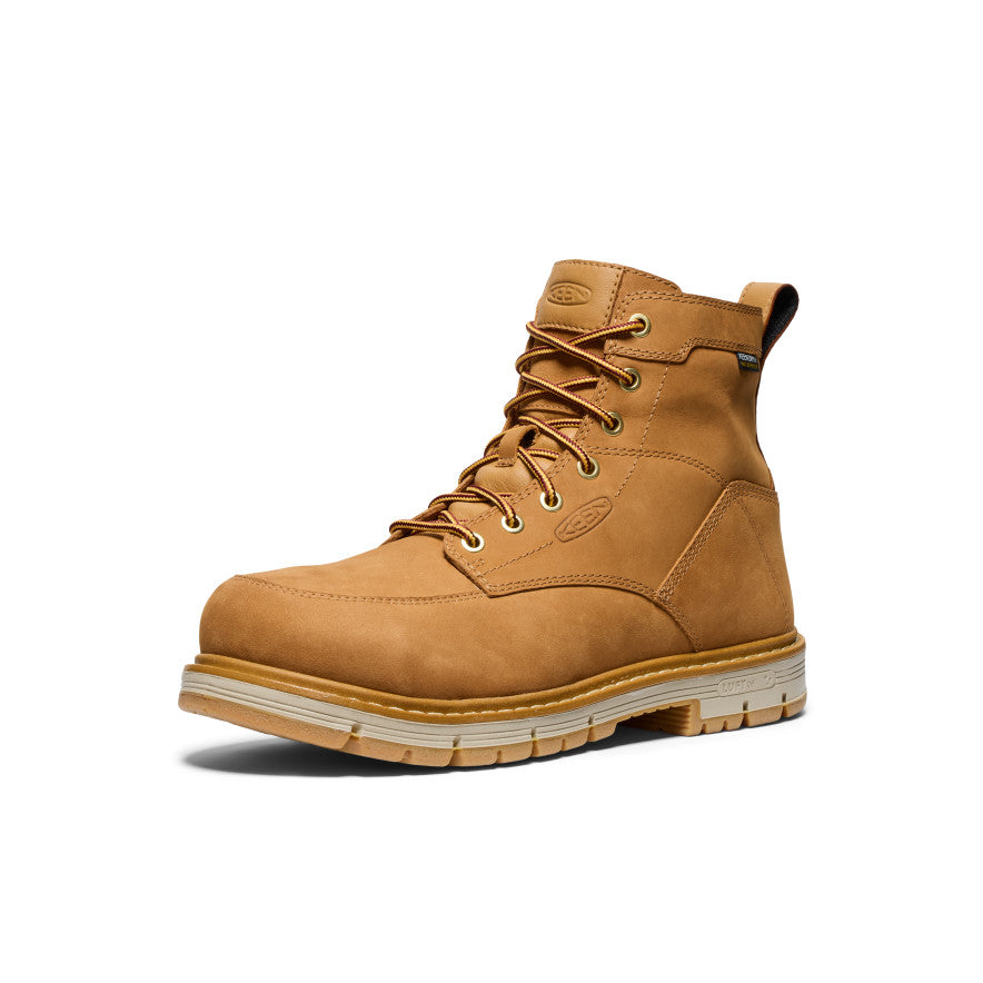 Mens San Jose 6 Waterproof 90 Heel Boot Aluminum Toe BistreGum