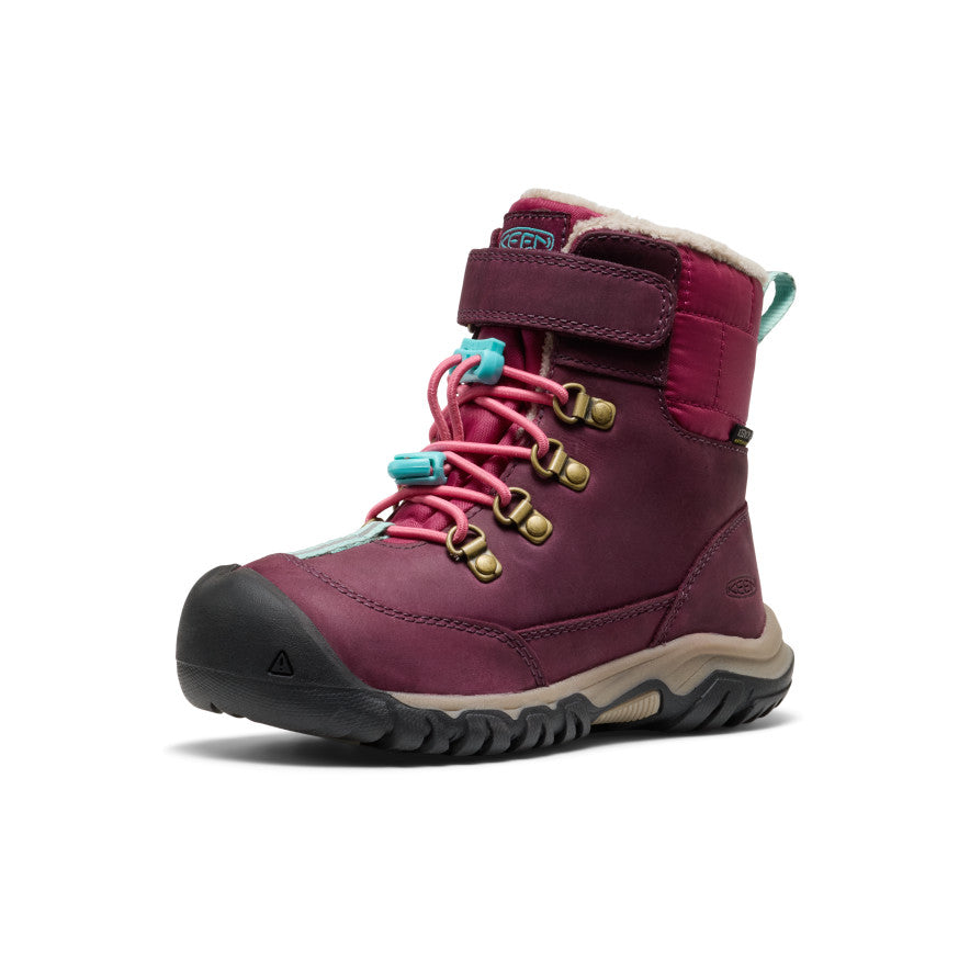 Little Kids Kanibou Waterproof Winter Boot FigPink Lemonade