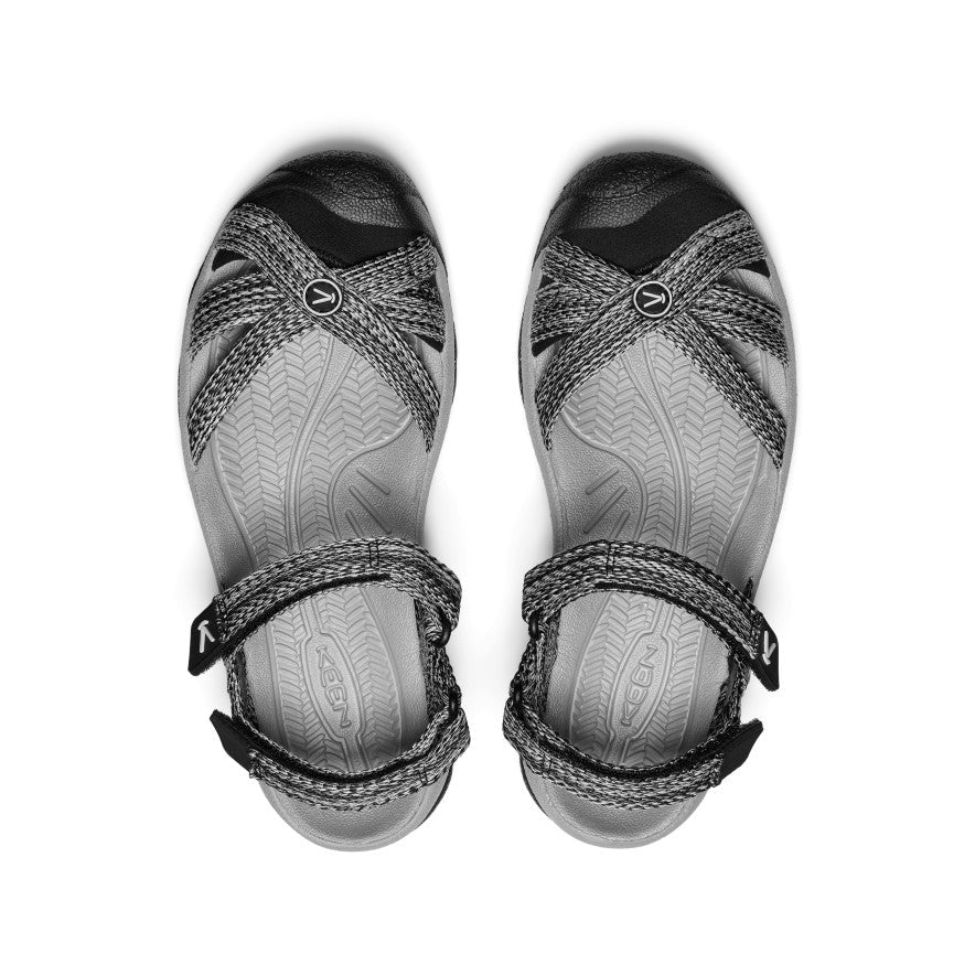 Womens Bali Strap Sandal AlloyBlack