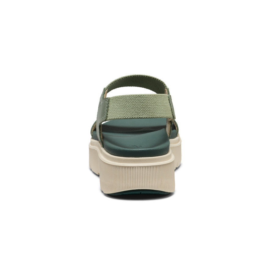 Womens Elle Mila Backstrap Sandal Lily PadDark Forest