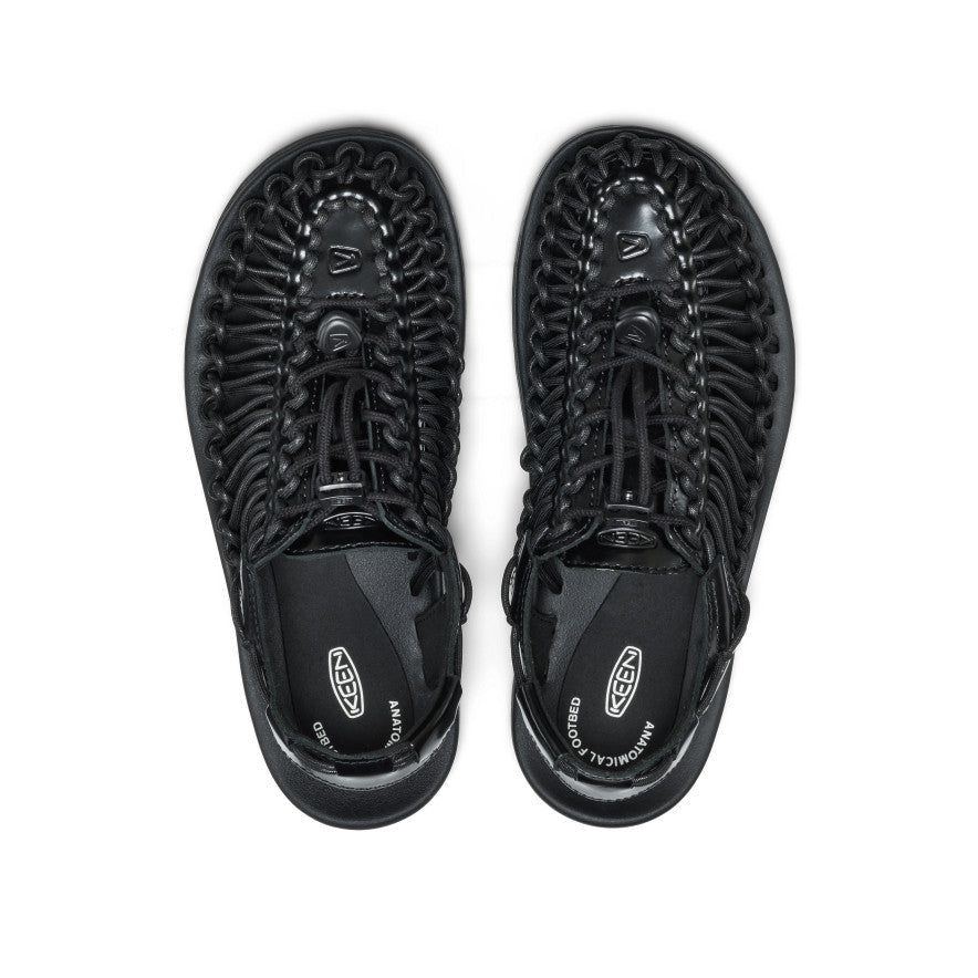 All Gender UNEEK Leather Sneaker Perseid Black