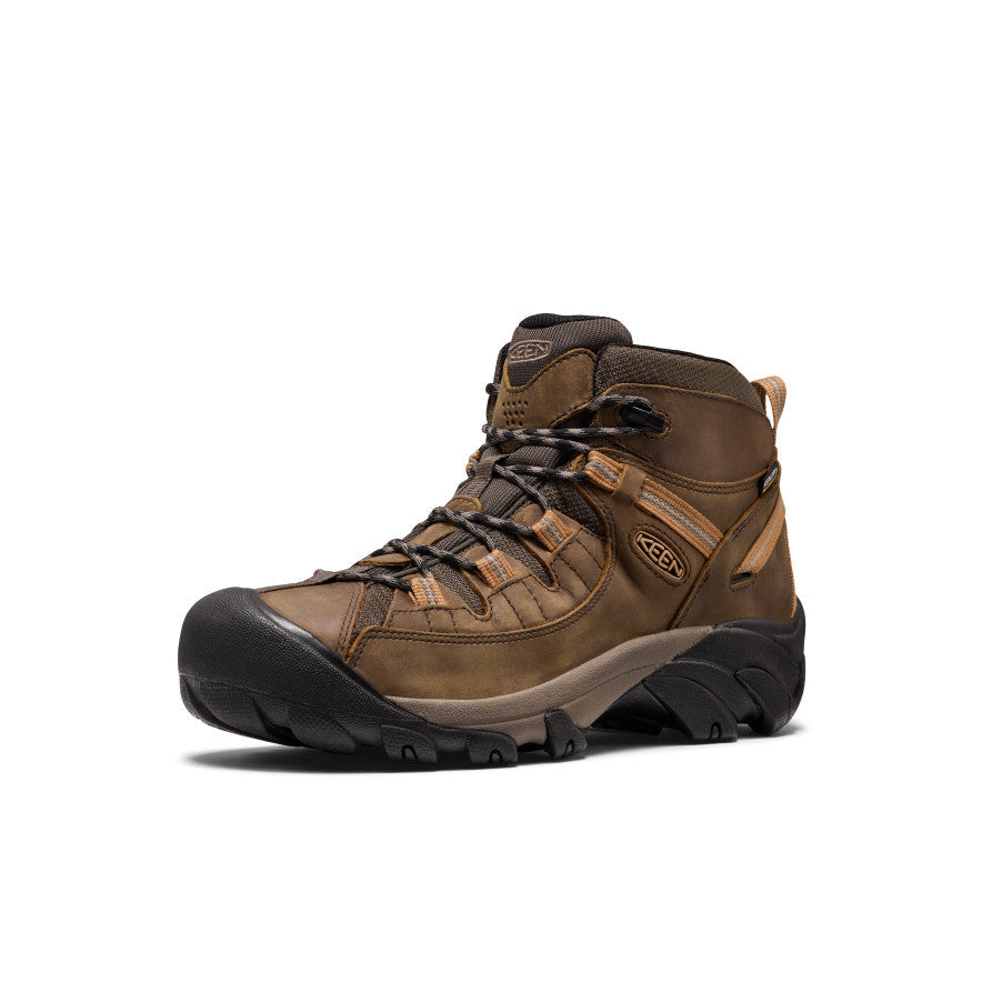 Mens Targhee II Mid Waterproof Hiking Boots Black OliveChipmunk