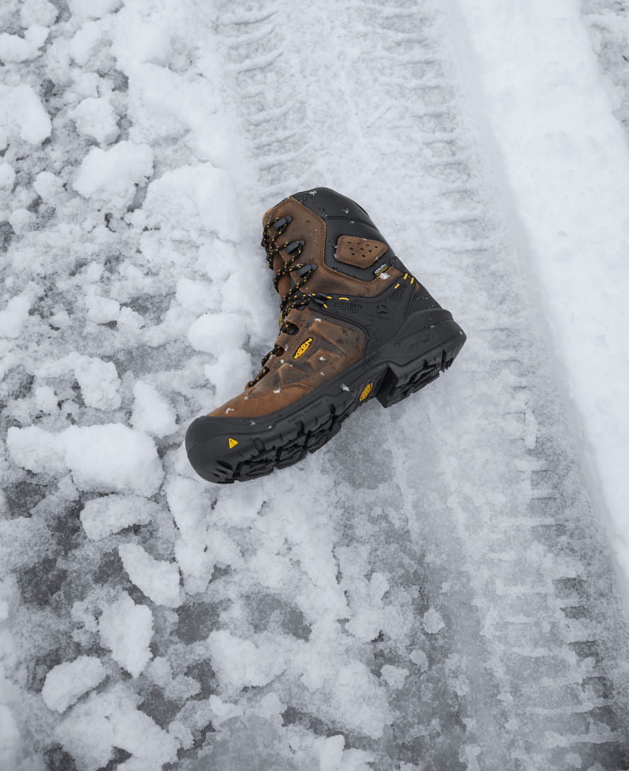 Mens Dover 8 Insulated Waterproof Boot Carbon Toe Dark EarthBlack