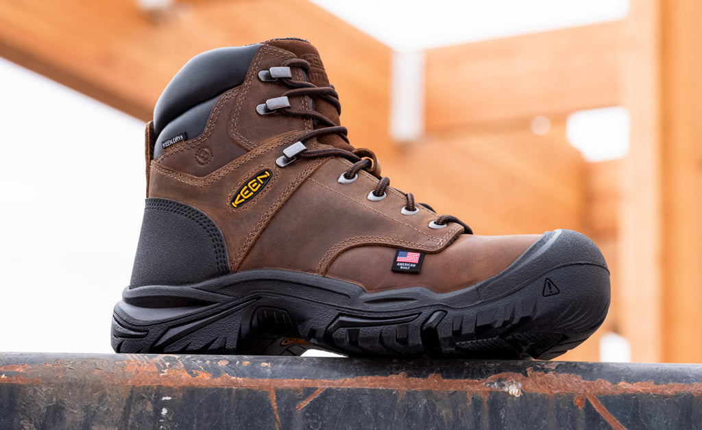Mens Mt Vernon II 6 Waterproof Boot Steel Toe Dark EarthBlack