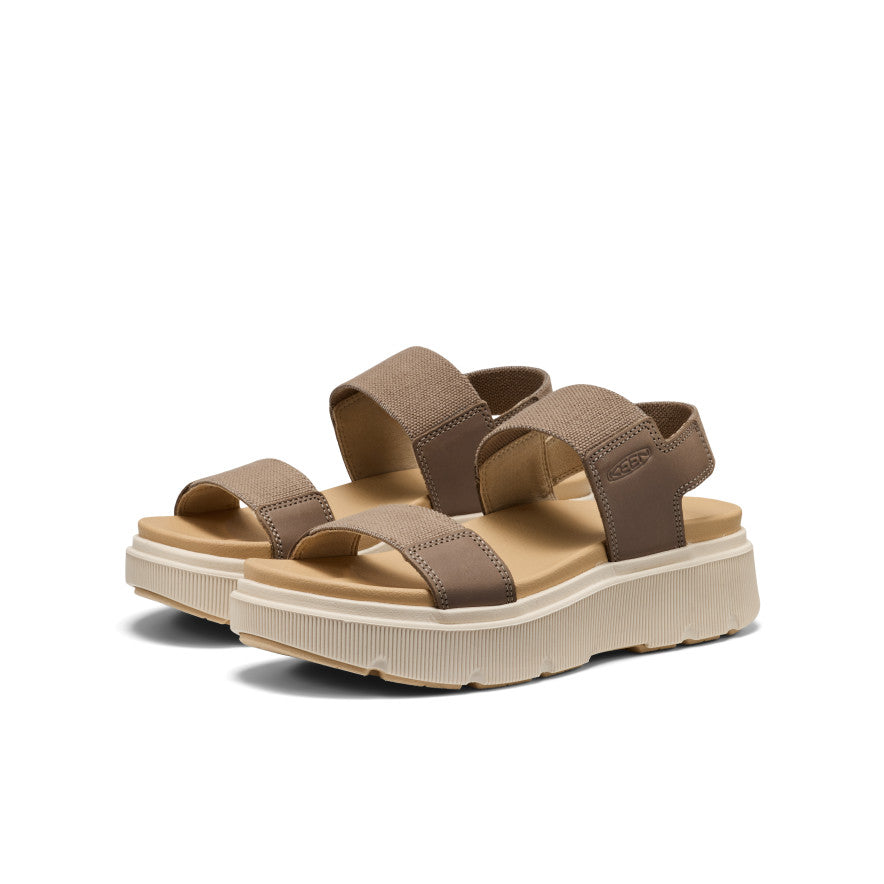 Womens Elle Mila Backstrap Sandal Brindle