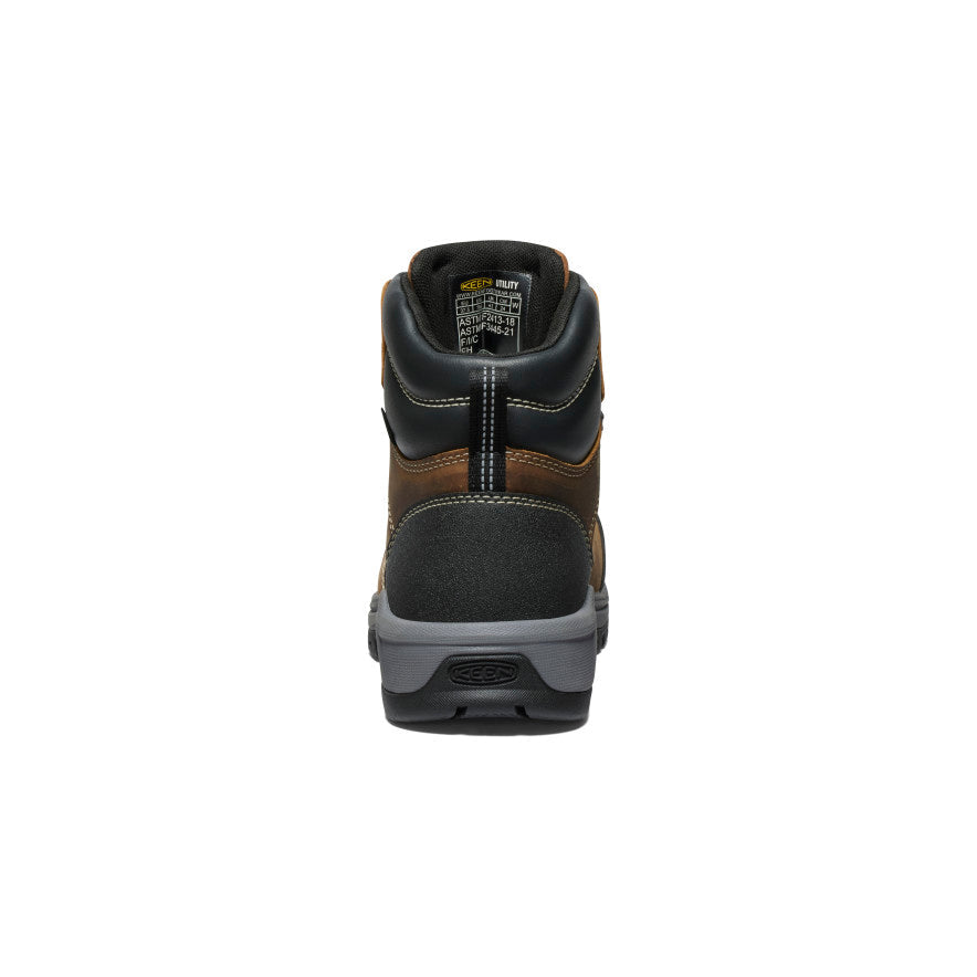 Womens Evanston 6 Waterproof Boot Carbon Toe BisonBlack