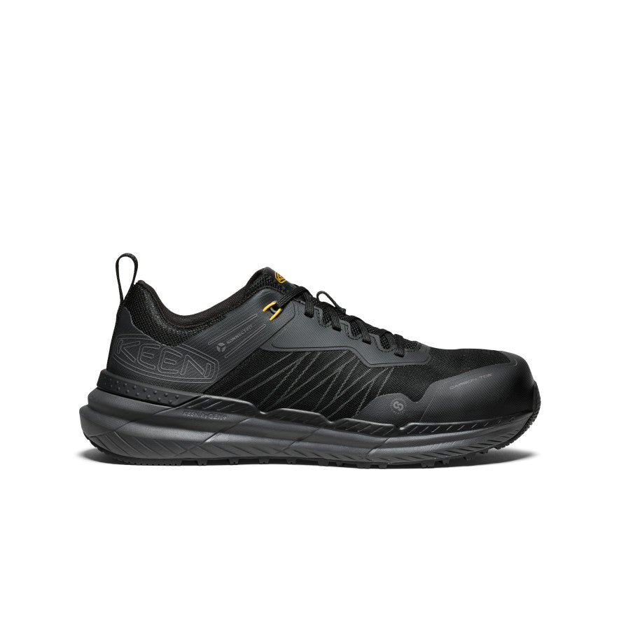 Mens Speedworks Work Sneaker Carbon Toe BlackSteel Grey