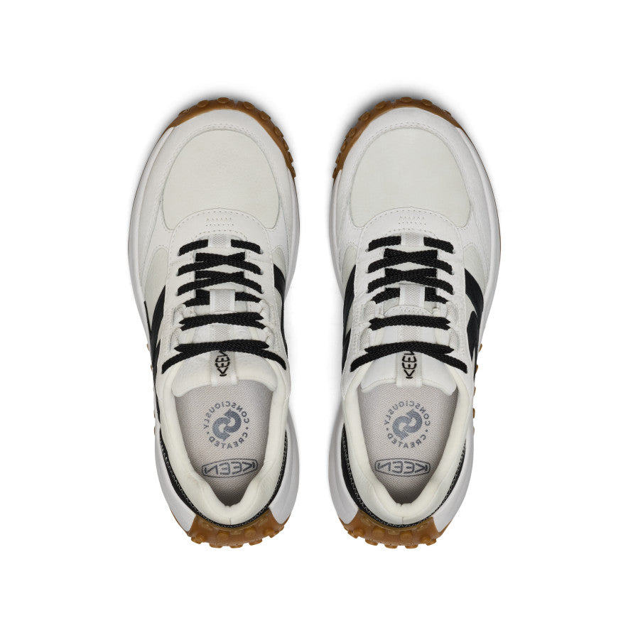 Womens KS86 Leather Sneaker Star WhiteBlack