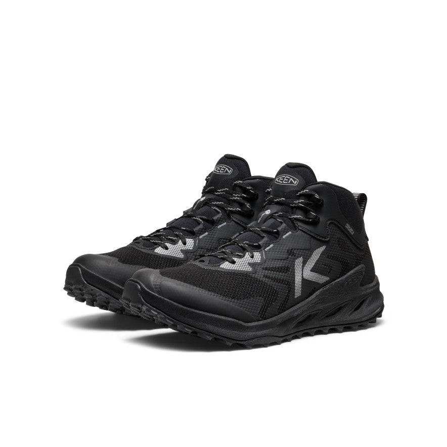 Mens Zionic NXT Waterproof Hiking Boot Triple Black