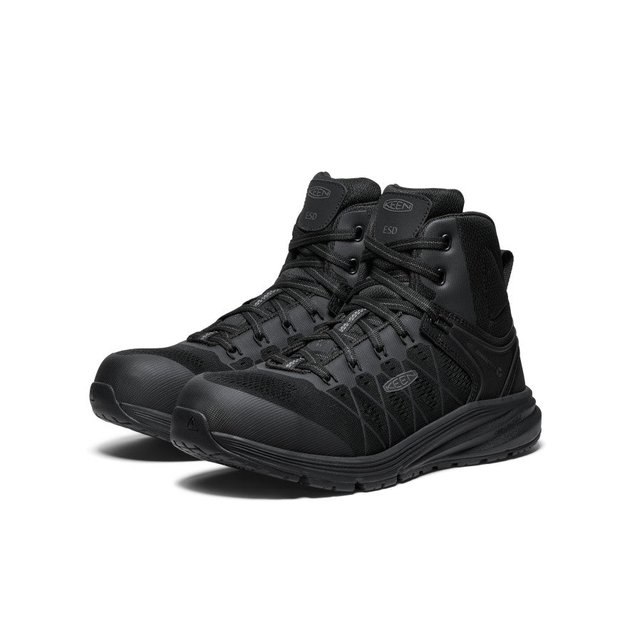 Mens Vista Energy Mid ESD Carbon Toe BlackBlack