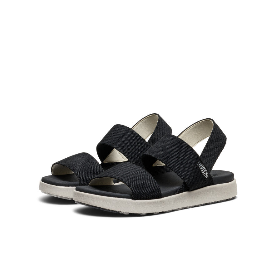 Womens Elle Backstrap Sandal Wide Black