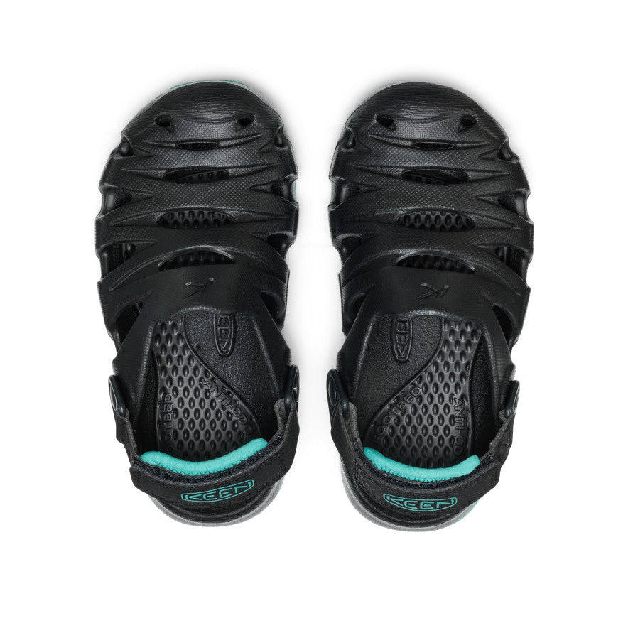 Little Kids HyperFLT Clog BlackBright Aqua