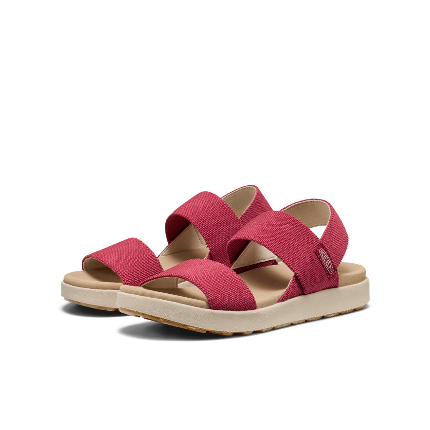 Womens Elle Backstrap Sandal GarnetBirch