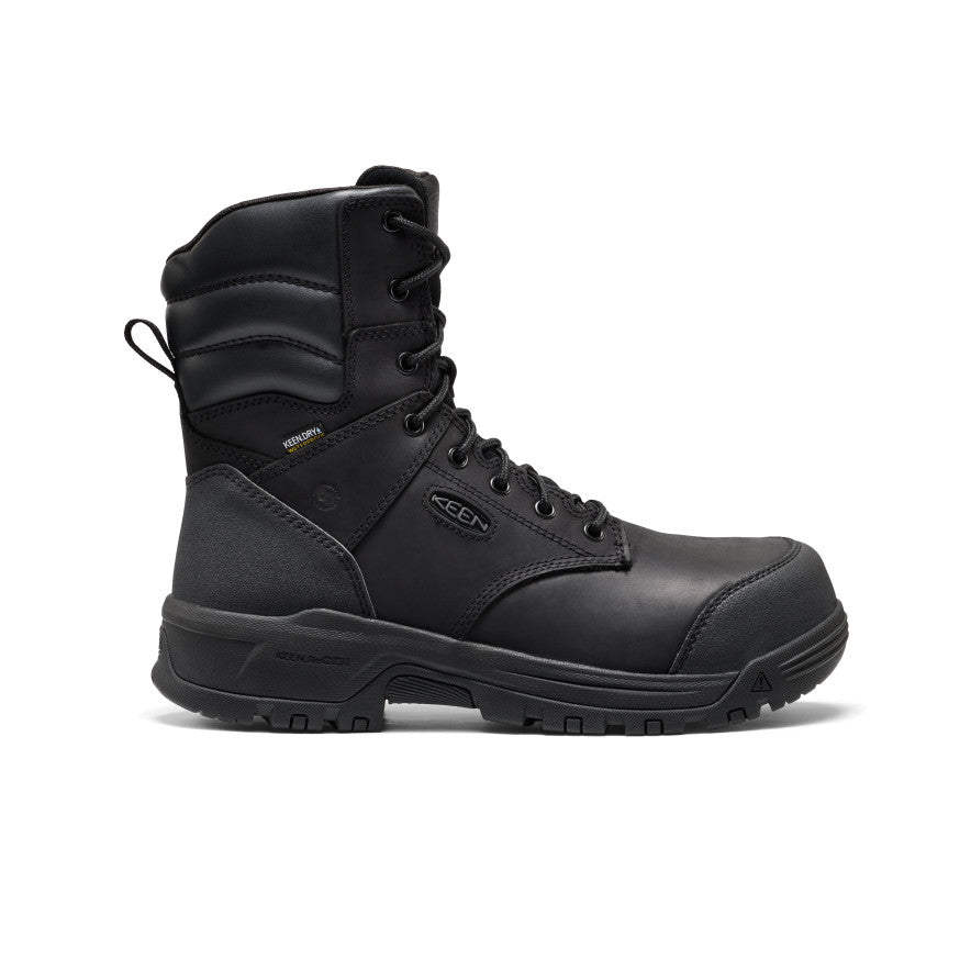 Mens CSA Evanston 8 Waterproof Boot Carbon Toe BlackBlack