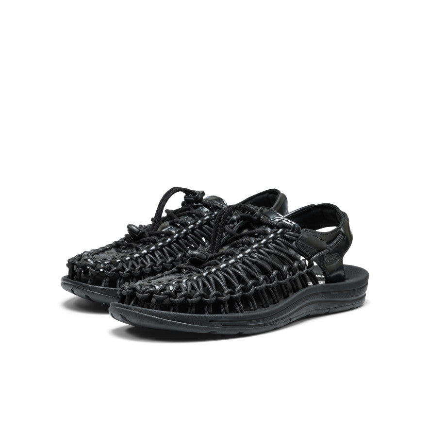 All Gender UNEEK Leather Sneaker Perseid Black