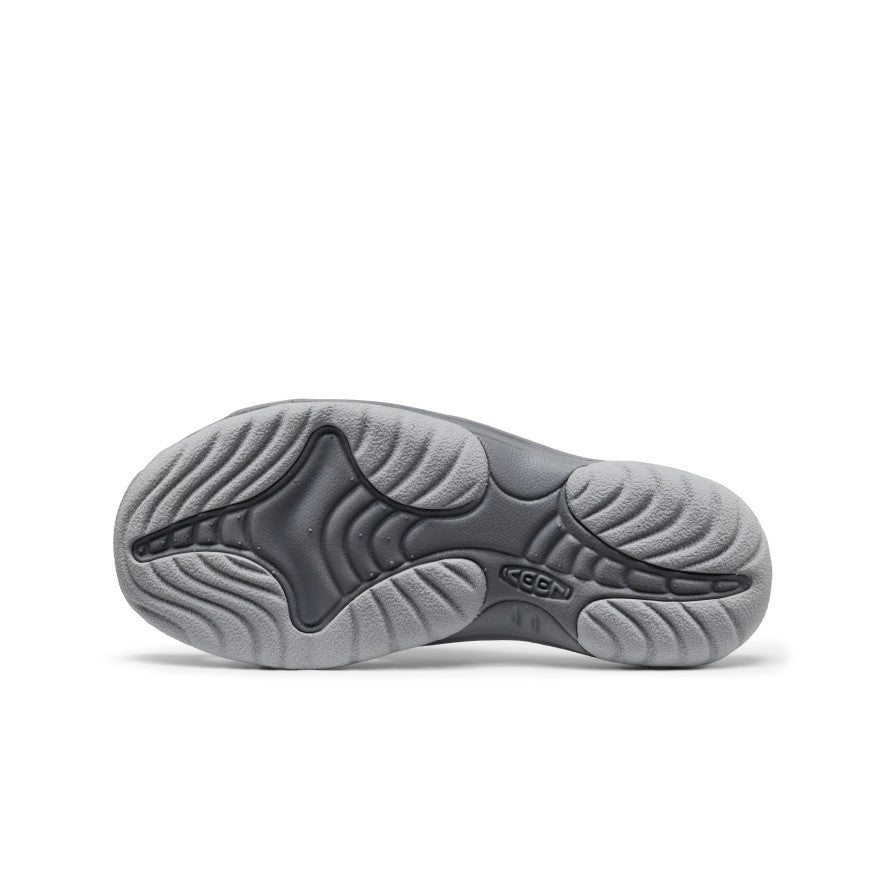 Womens Bali Leather Slide Sandal Lily PadSteel Grey