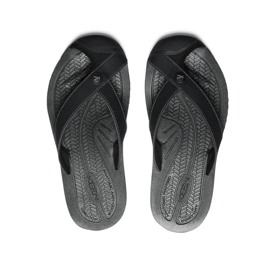 Womens Barbados Flip-Flop BlackSteel Grey