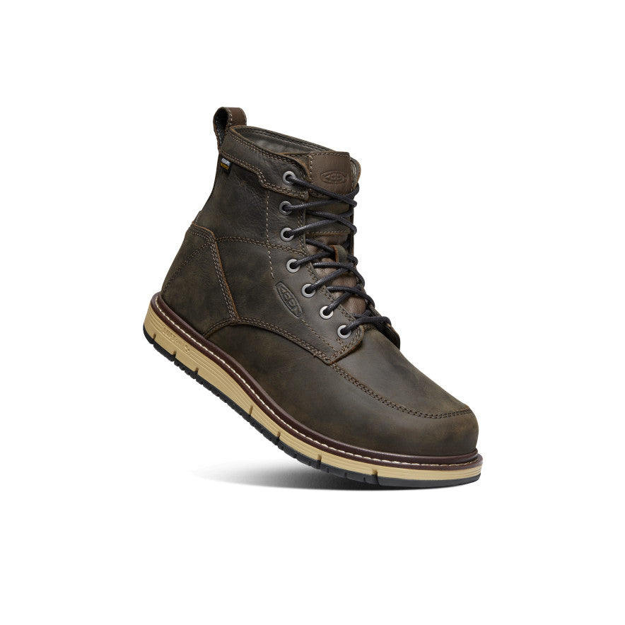 Mens San Jose 6 Waterproof Boot Soft Toe Cascade Brown