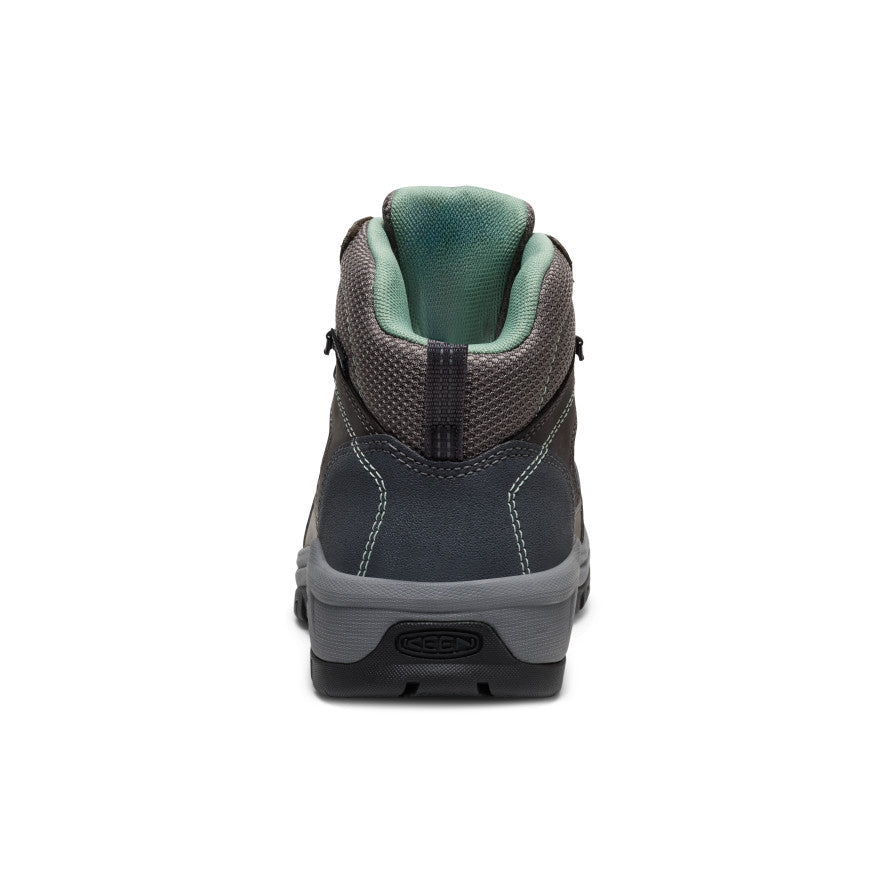 Womens Skokie Waterproof Work Boot Carbon Toe MagnetBlack