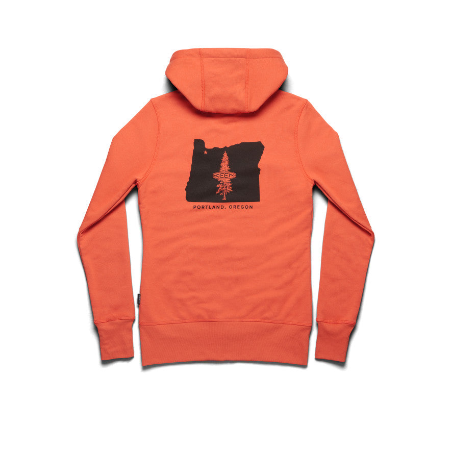 Womens PNW Hoodie Burnt Ochre