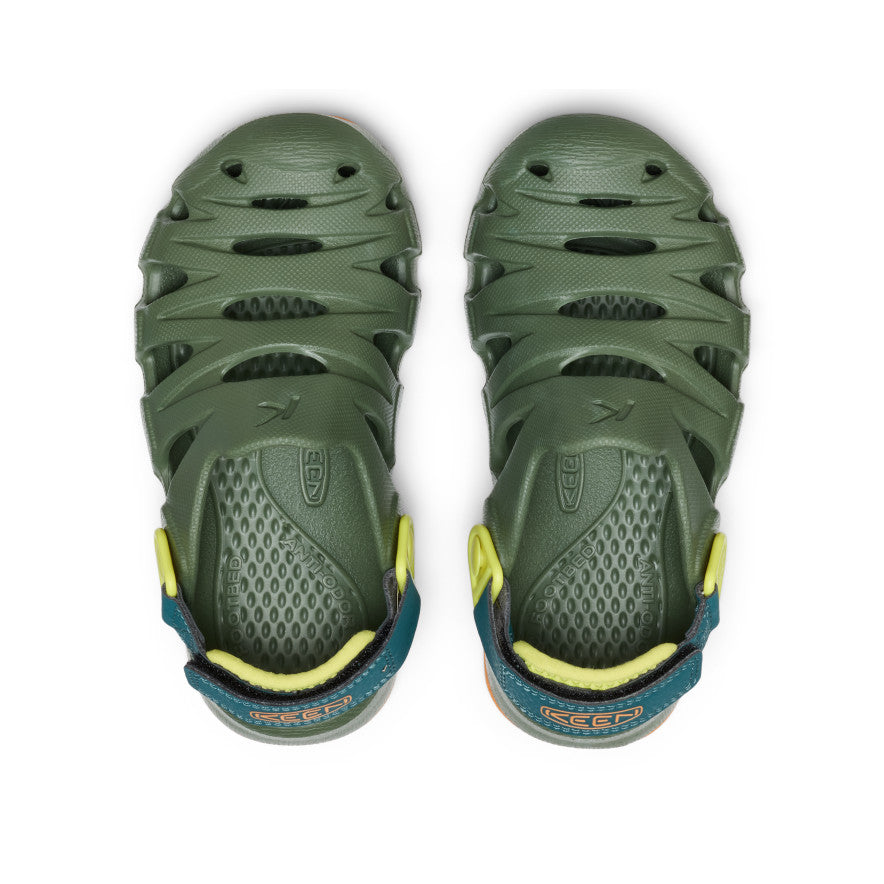 Little Kids HyperFLT Clog Bronze GreenOrange Peel