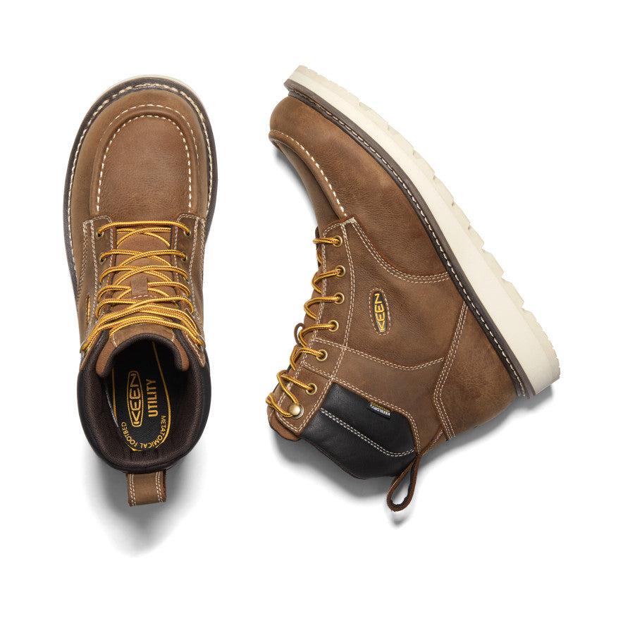 Mens Cincinnati 6 Waterproof Boot Soft Toe BelgianSandshell