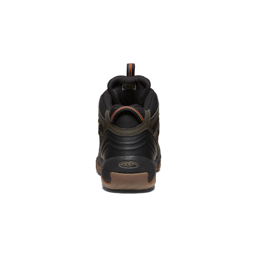 Mens Headout Waterproof Hiking Boot Black OliveFossil Orange