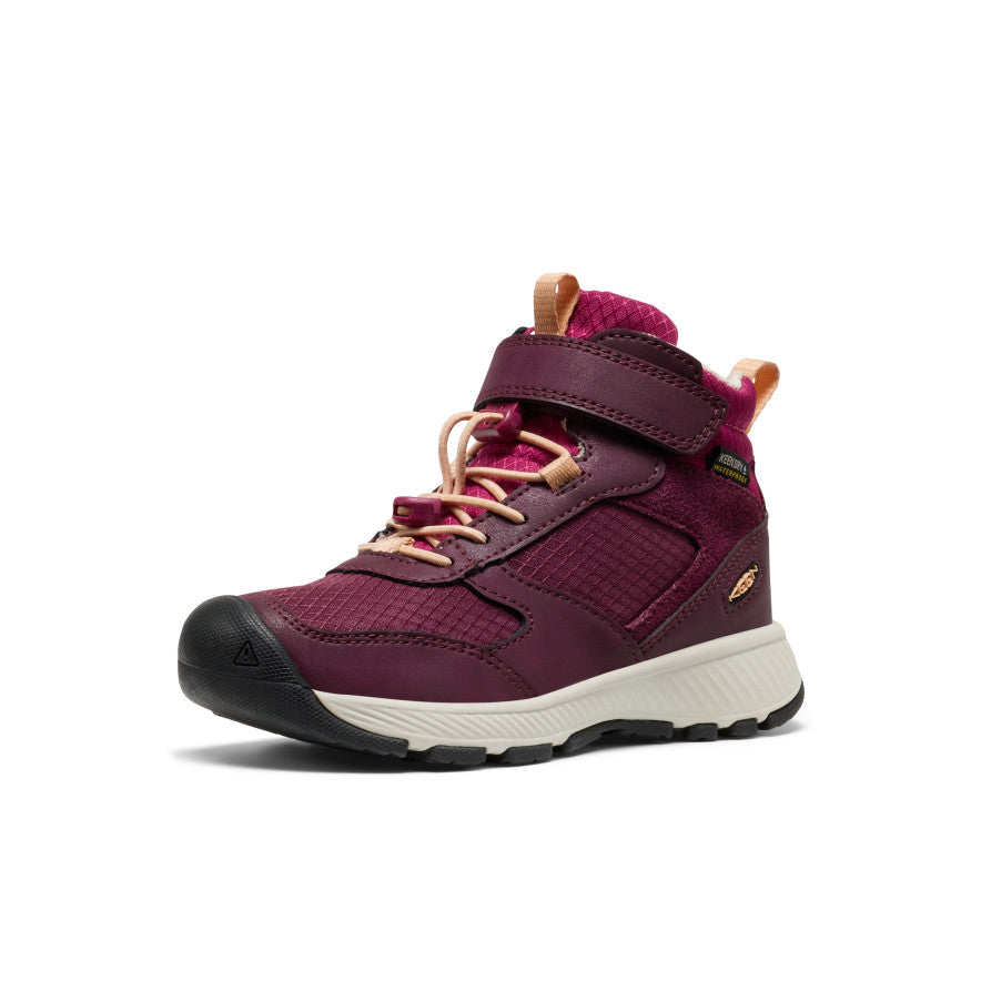 Little Kids Skua Waterproof Boot FigPeach Fuzz