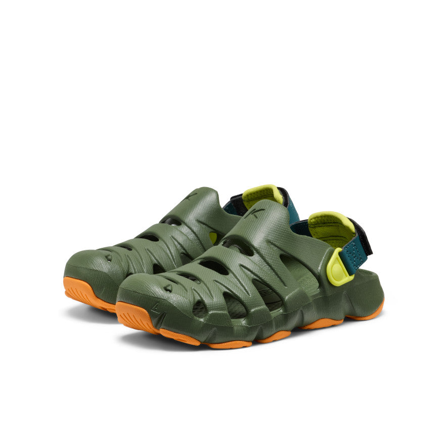 Big Kids HyperFLT Clog Bronze GreenOrange Peel