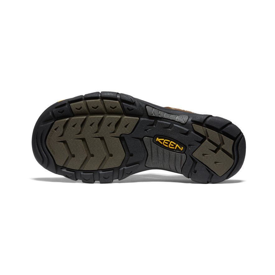Mens Newport Leather Sandal Bison