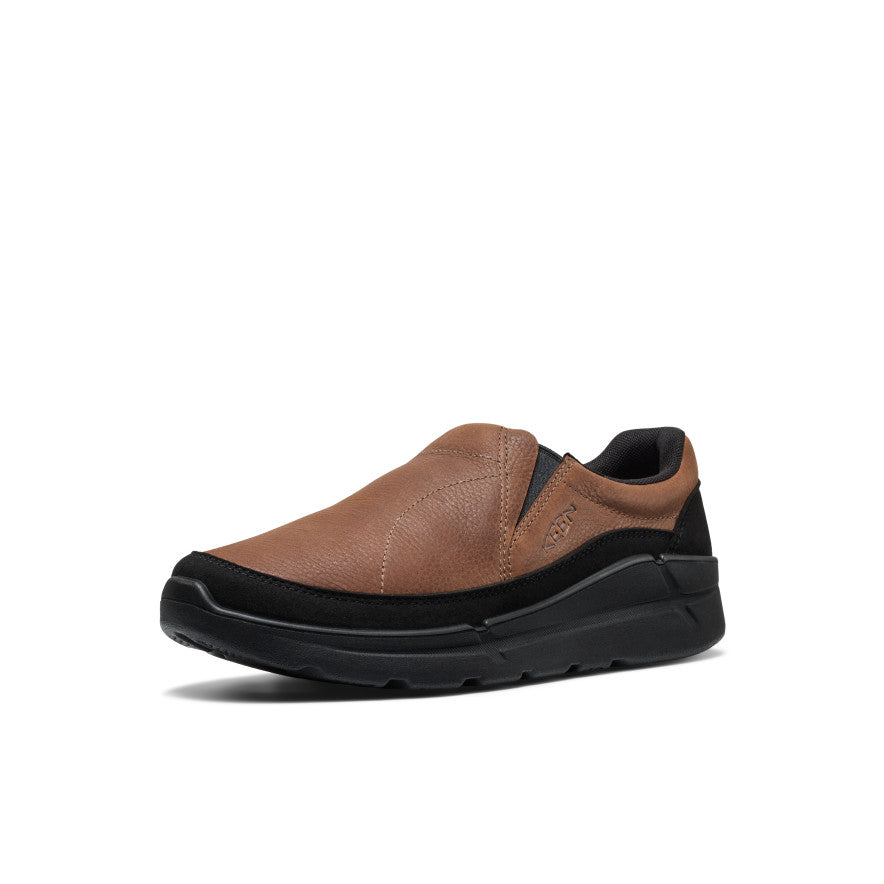 Mens KM2 Leather Slip-On BisonBlack