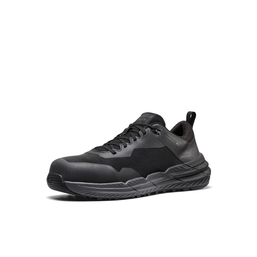 Mens Speedworks ESD Work Sneaker Carbon Toe BlackBlack