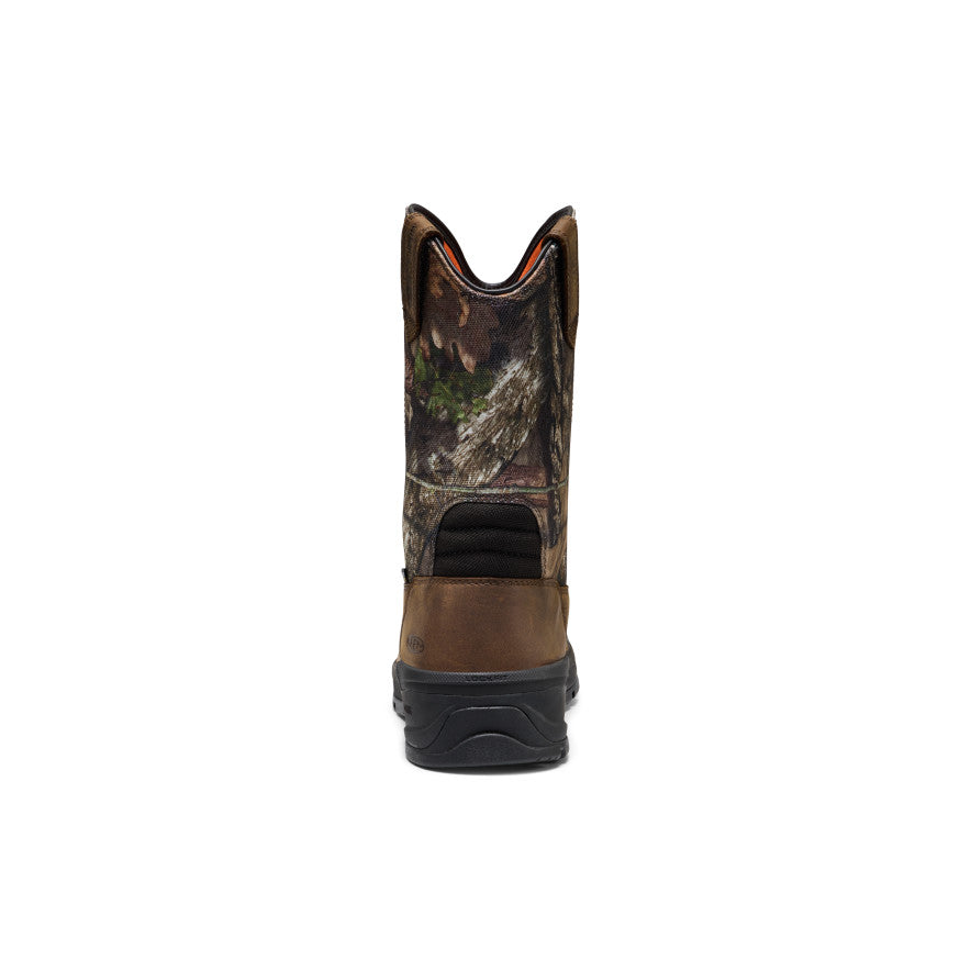 Mens Flatland Pull-On Waterproof Work Boot Soft Toe MOSSY OAK BREAK-UP COUNTRY