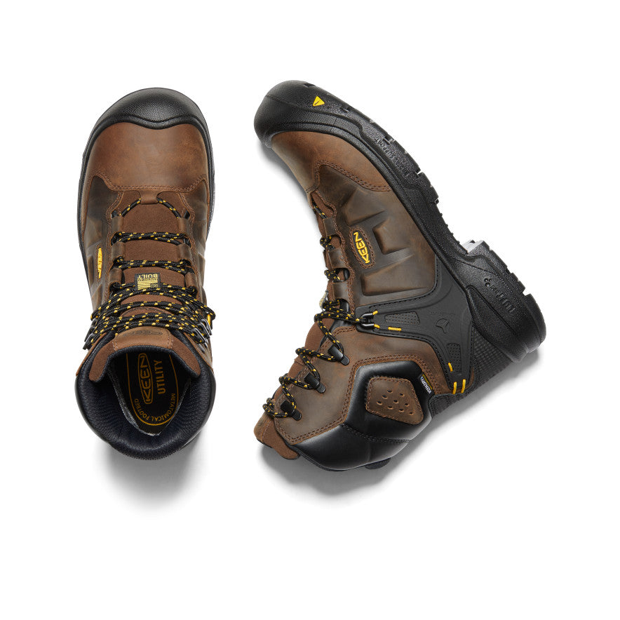 Mens Dover 8 Waterproof Boot Carbon Toe Dark EarthBlack
