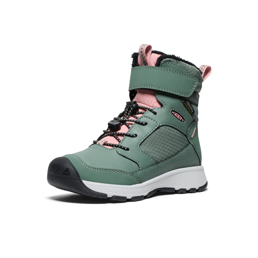 Little Kids Skua Waterproof Winter Boot Dark ForestRose Elegance