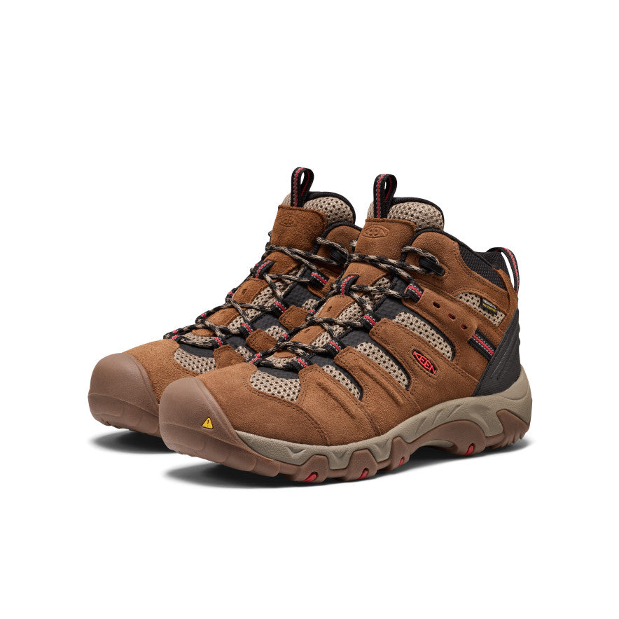 Mens Koven Waterproof Hiking Boot BisonMars Red