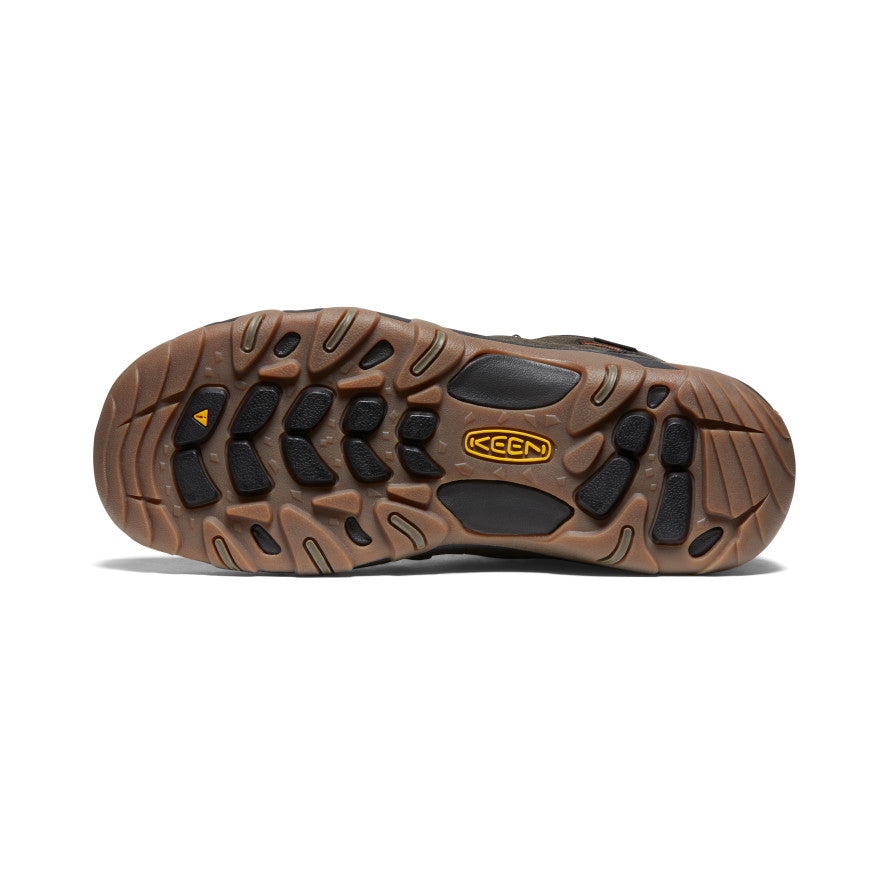 Mens Headout Waterproof Hiking Boot Black OliveFossil Orange