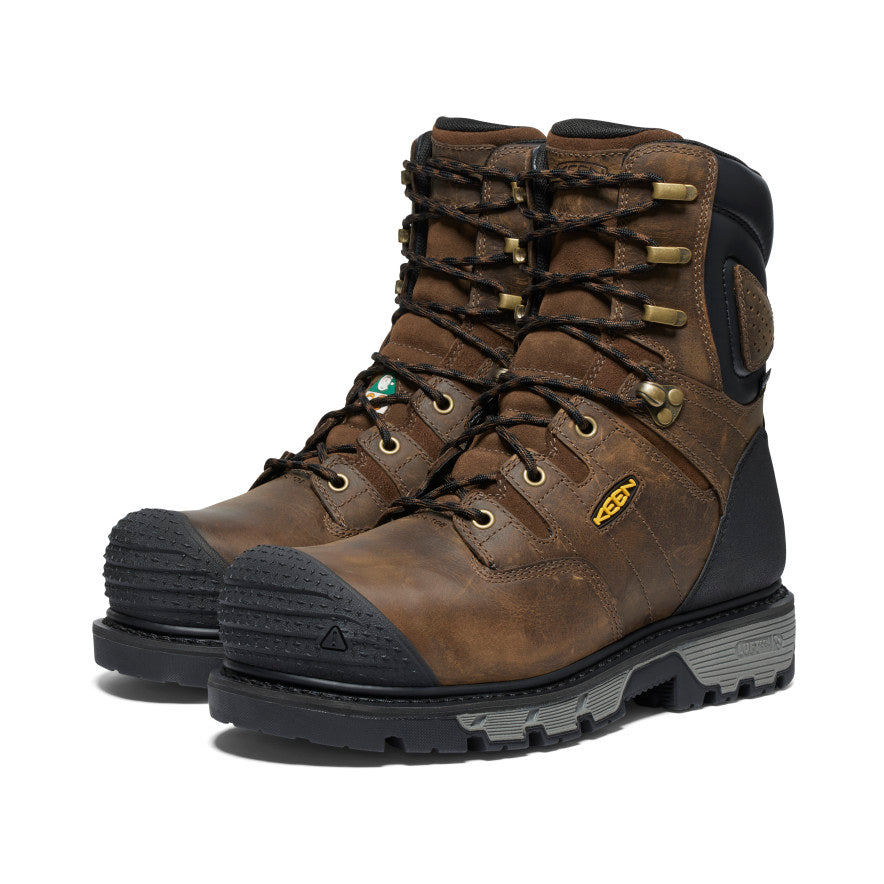 Mens CSA Camden 8 Waterproof Boot Carbon Toe Dark EarthBlack