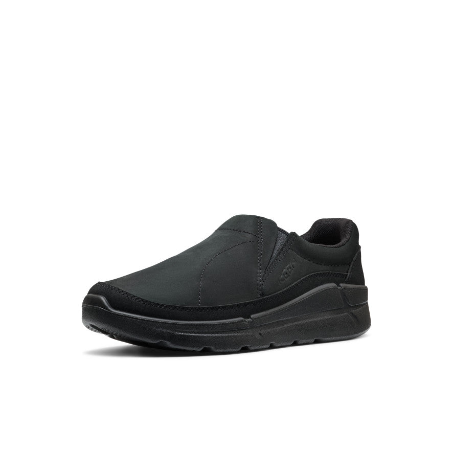 Mens KM2 Leather Slip-On BlackBlack