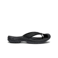 Womens Waimea Leather Flip-Flop BlackBlack