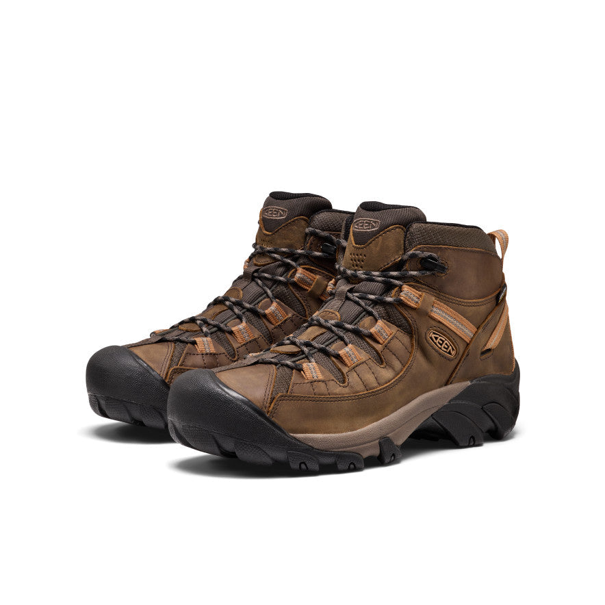 Mens Targhee II Waterproof Mid Wide Black OliveChipmunk