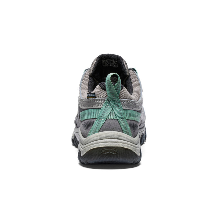 Womens Targhee IV Wide Waterproof Hiking Shoe AlloyGranite Green