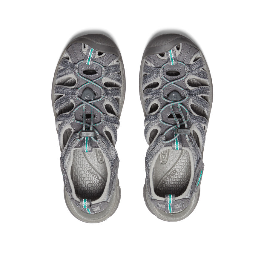 Womens Whisper Medium GreyPeacock Green