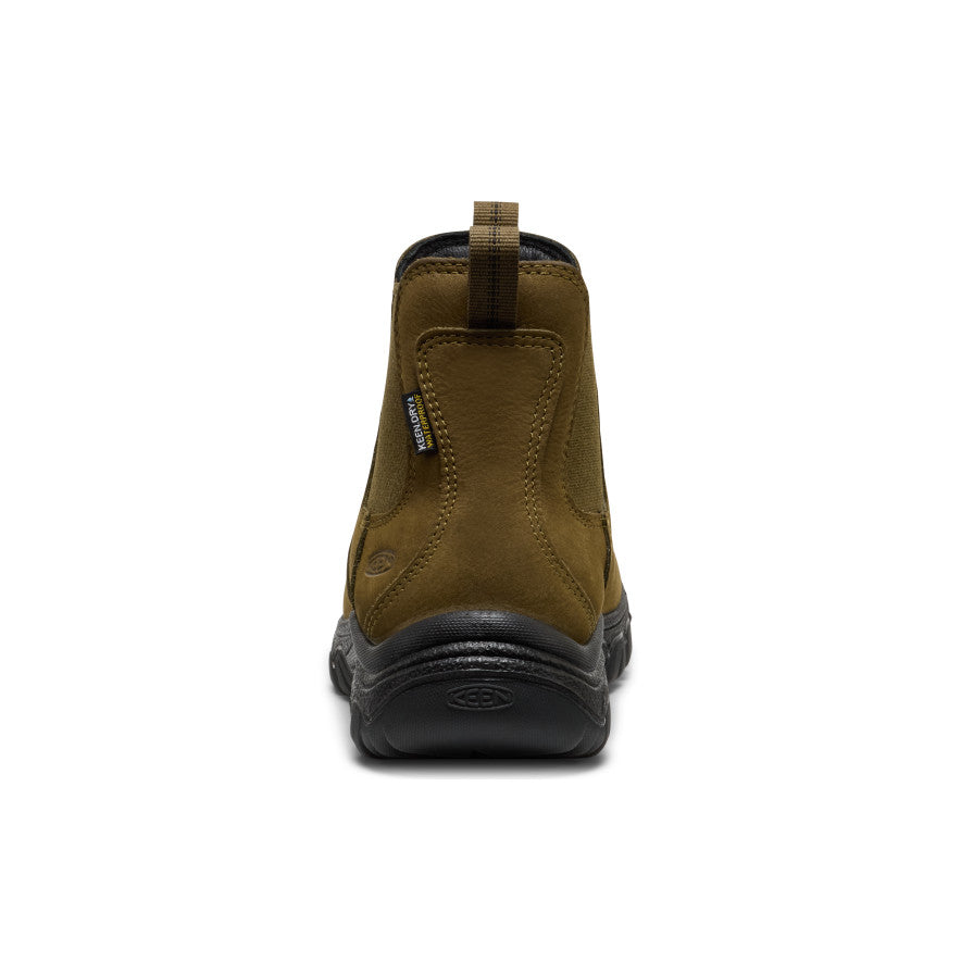 Womens Greta II Waterproof Chelsea Dark OliveBlack